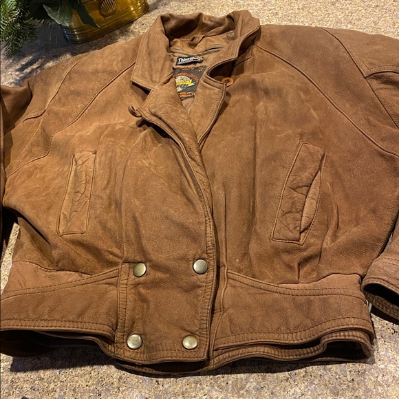 Distressed Adventure Bound Originals Wilsons Leather Jacket S Women’s? Men’s? - Picture 4 of 16